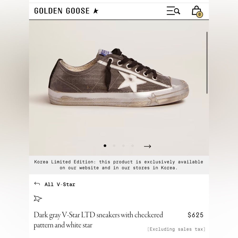 Golden Goose V-star women’s sneakers